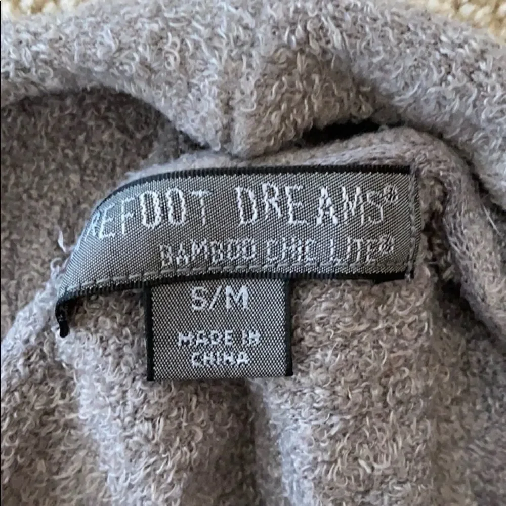 Barefoot dreams cozy cardigan grey ombré S/m